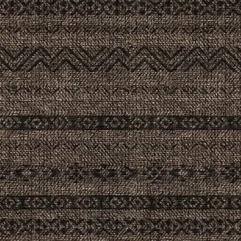 10' X 14' Chocolate And Brown Southwestern Washable Indoor Outdoor Area Rug