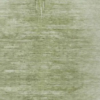 8' X 10' Artichoke Green And Fern Green Abstract Washable Indoor Outdoor Area Rug