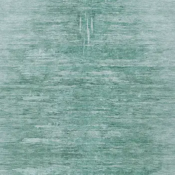 10' X 14' Aqua And Teal Blue Abstract Washable Indoor Outdoor Area Rug