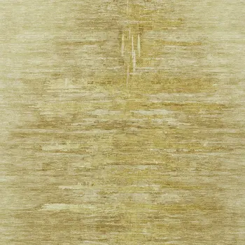 10' X 14' Gold And Wheat Abstract Washable Indoor Outdoor Area Rug
