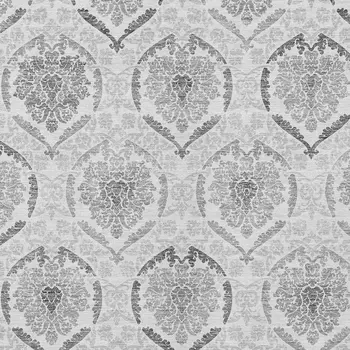 10' X 14' Silver Gray And Charcoal Medallion Washable Indoor Outdoor Area Rug
