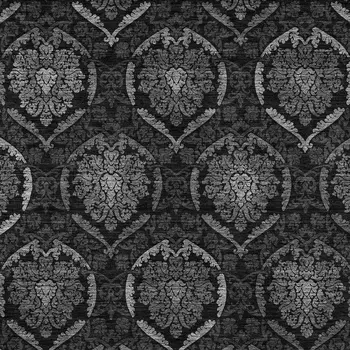 5' X 8' Gray Charcoal And Silver Medallion Washable Indoor Outdoor Area Rug