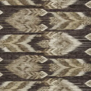 10' X 14' Brown Beige And Taupe Southwestern Washable Indoor Outdoor Area Rug