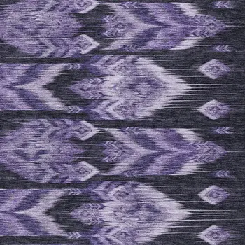 3' X 5' Purple Lavender And Plum Southwestern Washable Indoor Outdoor Area Rug