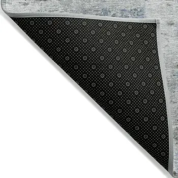 9' X 12' Brown Taupe And Gray Abstract Washable Indoor Outdoor Area Rug