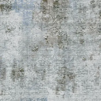 9' X 12' Brown Taupe And Gray Abstract Washable Indoor Outdoor Area Rug