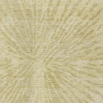 5' X 8' Wheat Beige And Tan Abstract Washable Indoor Outdoor Area Rug