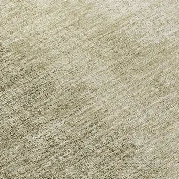 8' Brown Beige And Taupe Round Abstract Washable Indoor Outdoor Area Rug