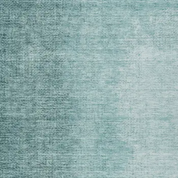 8' X 10' Teal Blue And Aqua Abstract Washable Indoor Outdoor Area Rug