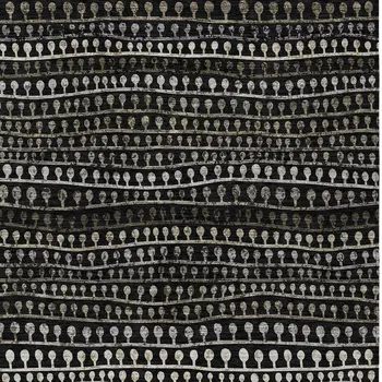 3' X 5' Taupe Charcoal And Gray Striped Washable Indoor Outdoor Area Rug