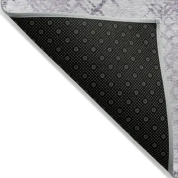 10' X 14' Purple Lavender And Silver Geometric Washable Indoor Outdoor Area Rug