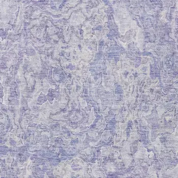 3' X 5' Plum Purple And Lavender Abstract Washable Indoor Outdoor Area Rug