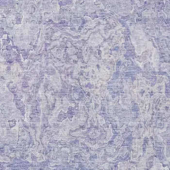10' X 14' Plum Purple And Lavender Abstract Washable Indoor Outdoor Area Rug