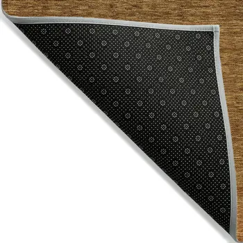 3' X 5' Chocolate And Brown Ombre Washable Indoor Outdoor Area Rug
