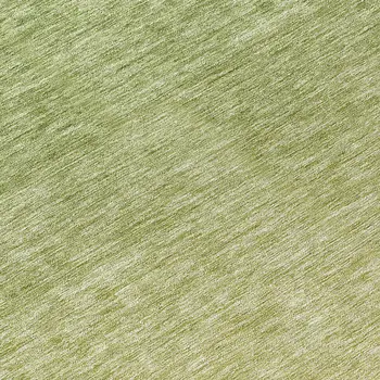 8' Artichoke Green And Fern Green Round Ombre Washable Indoor Outdoor Area Rug