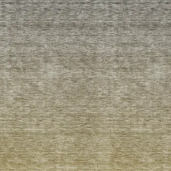 8' X 10' Gold Beige And Taupe Ombre Washable Indoor Outdoor Area Rug