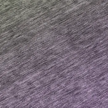 10' X 14' Purple Charcoal And Green Ombre Washable Indoor Outdoor Area Rug