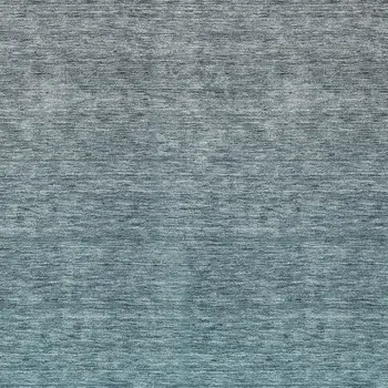 5' X 8' Teal Blue Gray And Charcoal Ombre Washable Indoor Outdoor Area Rug