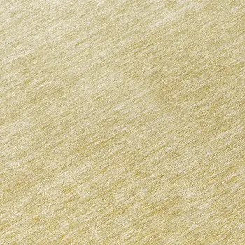 8' Wheat Gold And Tan Round Ombre Washable Indoor Outdoor Area Rug