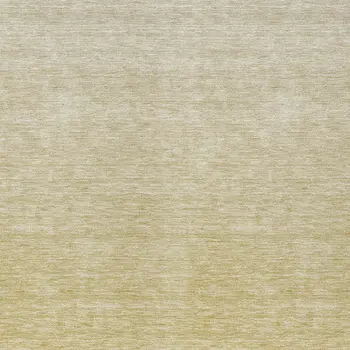 10' X 14' Wheat Gold And Tan Ombre Washable Indoor Outdoor Area Rug