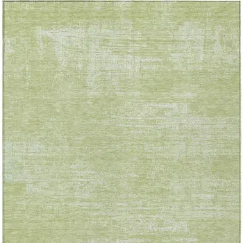 9' X 12' Sage Artichoke Green And Mint Green Abstract Washable Indoor Outdoor Area Rug