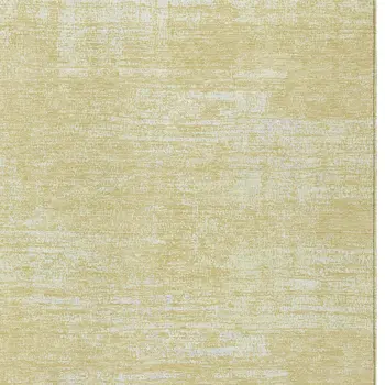3' X 5' Wheat And Tan Abstract Washable Indoor Outdoor Area Rug