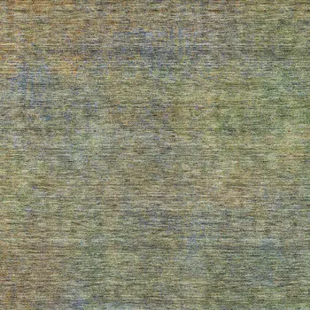 8' X 10' Green Gold And Charcoal Abstract Washable Indoor Outdoor Area Rug