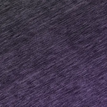 8' Eggplant Purple And Charcoal Round Abstract Washable Indoor Outdoor Area Rug