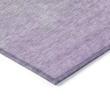 8' X 10' Artichoke Green And Lavender Ombre Washable Indoor Outdoor Area Rug