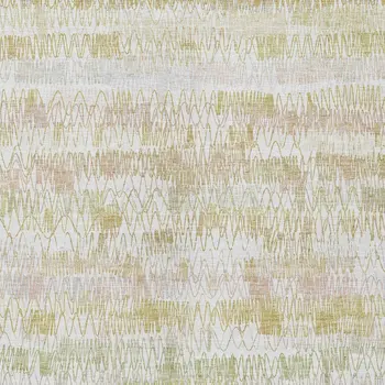 10' X 14' Gold Beige And Tan Striped Washable Indoor Outdoor Area Rug