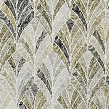 9' X 12' Taupe Ivory And Brown Geometric Washable Indoor Outdoor Area Rug