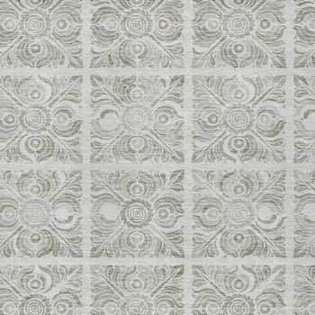 3' X 5' Taupe Beige And Tan Medallion Washable Indoor Outdoor Area Rug