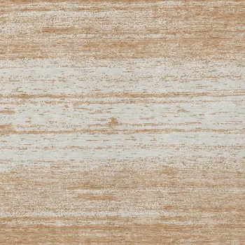 3' X 5' Copper And Ivory Striped Washable Indoor Outdoor Area Rug