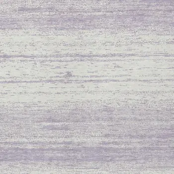 8' X 10' Lavender And Ivory Striped Washable Indoor Outdoor Area Rug