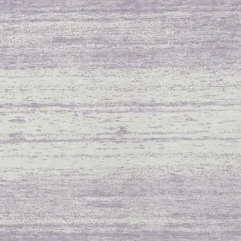 9' X 12' Lavender And Ivory Striped Washable Indoor Outdoor Area Rug