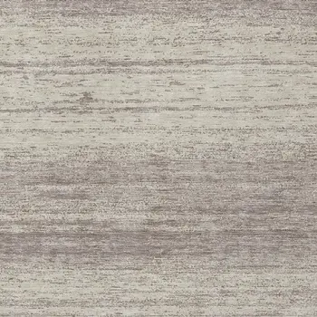 9' X 12' Taupe And Beige Striped Washable Indoor Outdoor Area Rug