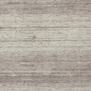 10' X 14' Taupe And Beige Striped Washable Indoor Outdoor Area Rug
