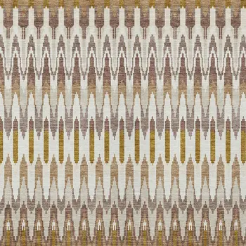 8' X 10' Brown Beige And Taupe Southwestern Washable Indoor Outdoor Area Rug