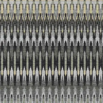 3' X 5' Charcoal Gray And Beige Southwestern Washable Indoor Outdoor Area Rug