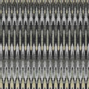 10' X 14' Charcoal Gray And Beige Southwestern Washable Indoor Outdoor Area Rug
