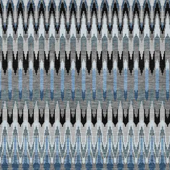 5' X 8' Gray Charcoal And Silver Southwestern Washable Indoor Outdoor Area Rug