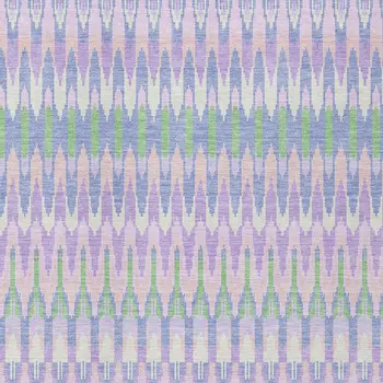 10' X 14' Lavender Pink And Lime Green Southwestern Washable Indoor Outdoor Area Rug