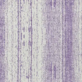 5' X 8' Purple And Ivory Striped Washable Indoor Outdoor Area Rug