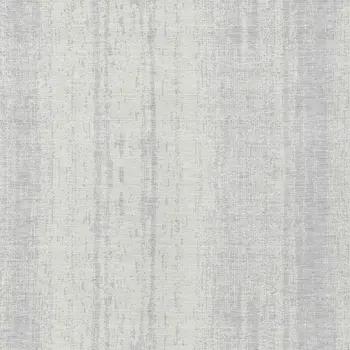 8' X 10' Silver And Ivory Striped Washable Indoor Outdoor Area Rug