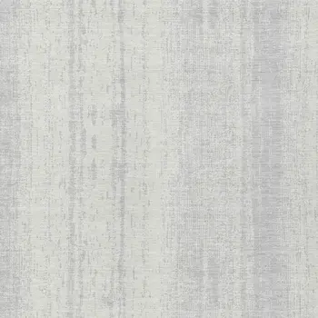 9' X 12' Silver And Ivory Striped Washable Indoor Outdoor Area Rug