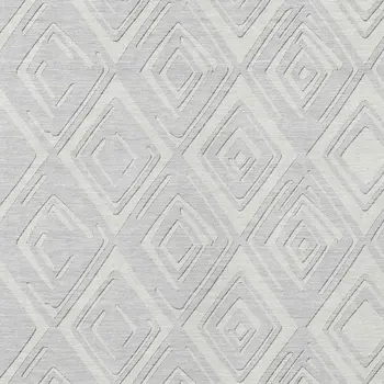 10' X 14' Silver And Ivory Geometric Washable Indoor Outdoor Area Rug