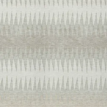 3' X 5' Ivory And Gray Striped Washable Indoor Outdoor Area Rug