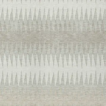 9' X 12' Ivory And Gray Striped Washable Indoor Outdoor Area Rug