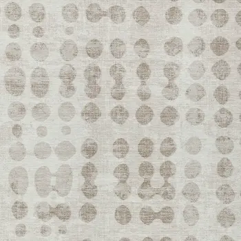 5' X 8' Ivory And Beige Abstract Washable Indoor Outdoor Area Rug
