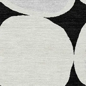 3' X 5' Black Gray And Ivory Abstract Washable Indoor Outdoor Area Rug